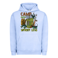 Pigment Grape Ice camp more worry less Urban Hoodie - texasbilliewilder