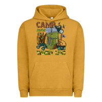Pigment Peanut Butter camp more worry less Urban Hoodie - texasbilliewilder