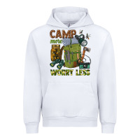 White camp more worry less Urban Hoodie - texasbilliewilder