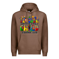 Chestnut teacher can hear what a child cannot say Premium Hoodie - Zillion Design Studio