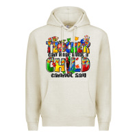 Oatmeal Heather teacher can hear what a child cannot say Premium Hoodie - Zillion Design Studio