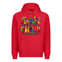 Red teacher can hear what a child cannot say Premium Hoodie - Zillion Design Studio