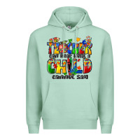 Seafoam teacher can hear what a child cannot say Premium Hoodie - Zillion Design Studio