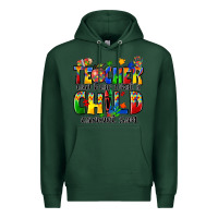 Sports Green teacher can hear what a child cannot say Premium Hoodie - Zillion Design Studio