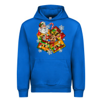 Cobalt christmas cassette tapes Urban Hoodie - Zillion Design Studio