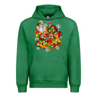 Emerald christmas cassette tapes Urban Hoodie - Zillion Design Studio