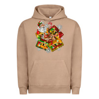 Pigment Burro christmas cassette tapes Urban Hoodie - Zillion Design Studio