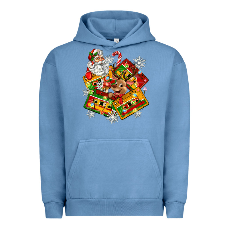 Christmas Cassette Tapes Urban Hoodie by Zillion Design Studio | Teevron