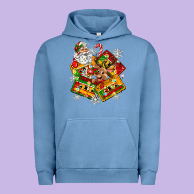 Christmas Cassette Tapes Urban Hoodie Designed By Zillion Design Studio