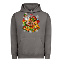 Pigment Tornado christmas cassette tapes Urban Hoodie - Zillion Design Studio