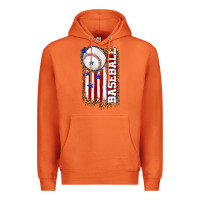 Carrot baseball american flag Premium Hoodie - texasbilliewilder