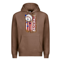 Chestnut baseball american flag Premium Hoodie - texasbilliewilder