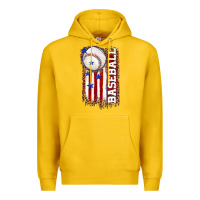 Lemon baseball american flag Premium Hoodie - texasbilliewilder