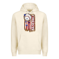 Tofu baseball american flag Premium Hoodie - texasbilliewilder