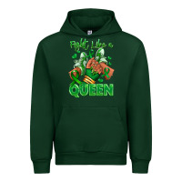 Forest Green green ribbon liver cancer afro girl sneakers Urban Hoodie - RanaPortraitStore