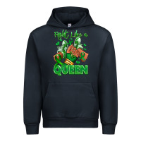 Navy green ribbon liver cancer afro girl sneakers Urban Hoodie - RanaPortraitStore