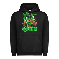 Pigment Black green ribbon liver cancer afro girl sneakers Urban Hoodie - RanaPortraitStore