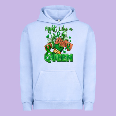 Urban Hoodie green ribbon liver cancer afro girl sneakers