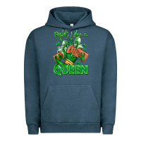 Pigment Midnight Navy green ribbon liver cancer afro girl sneakers Urban Hoodie - RanaPortraitStore