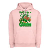 Pigment Salmon green ribbon liver cancer afro girl sneakers Urban Hoodie - RanaPortraitStore