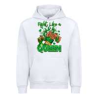 White green ribbon liver cancer afro girl sneakers Urban Hoodie - RanaPortraitStore