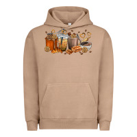 Pigment Burro cookie coffee cups Urban Hoodie - texasbilliewilder