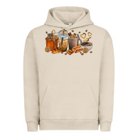 Pigment French Oak cookie coffee cups Urban Hoodie - texasbilliewilder