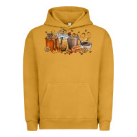 Pigment Peanut Butter cookie coffee cups Urban Hoodie - texasbilliewilder