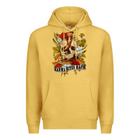 Antique Gold karma bites back Premium Hoodie - RanaPortraitStore