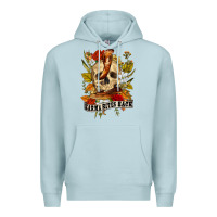 Blue Mist karma bites back Premium Hoodie - RanaPortraitStore