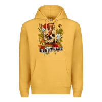 Mustard karma bites back Premium Hoodie - RanaPortraitStore