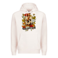 Pale Pink karma bites back Premium Hoodie - RanaPortraitStore