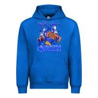 Cobalt fight like a queen navy blue colon cancer afro gir Urban Hoodie - RanaPortraitStore