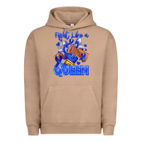 Pigment Burro fight like a queen navy blue colon cancer afro gir Urban Hoodie - RanaPortraitStore
