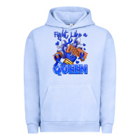 Pigment Grape Ice fight like a queen navy blue colon cancer afro gir Urban Hoodie - RanaPortraitStore