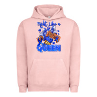 Fight Like A Queen Navy Blue Colon Cancer Afro Gir Urban Hoodie | Teevron