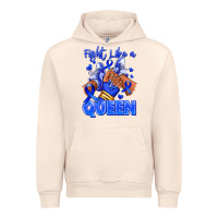 Sandshell fight like a queen navy blue colon cancer afro gir Urban Hoodie - RanaPortraitStore