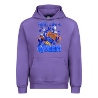 Tulip fight like a queen navy blue colon cancer afro gir Urban Hoodie - RanaPortraitStore