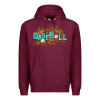 Burgundy baseball Premium Hoodie - texasbilliewilder