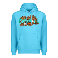 Ocean Blue baseball Premium Hoodie - texasbilliewilder