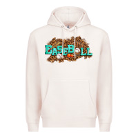 Pale Pink baseball Premium Hoodie - texasbilliewilder