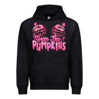 Black save the pumpkins breast cancer Urban Hoodie - RanaPortraitStore