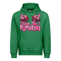 Emerald save the pumpkins breast cancer Urban Hoodie - RanaPortraitStore