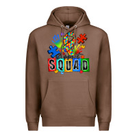 Chestnut support squad autism Premium Hoodie - Zillion Design Studio