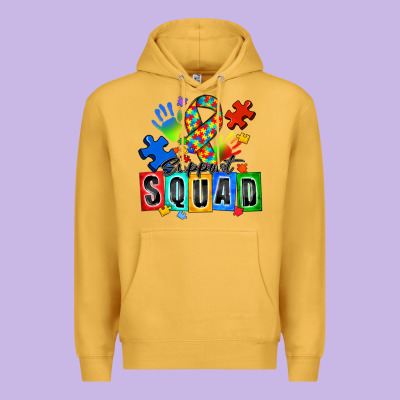 Support Squad Autism Premium Hoodie Designed By Zillion Design Studio