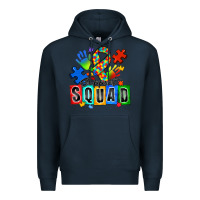 Navy support squad autism Premium Hoodie - Zillion Design Studio