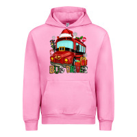 Fuchsia Pink christmas bus driver Urban Hoodie - Zillion Design Studio