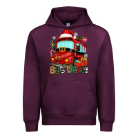 Mauve Wine christmas bus driver Urban Hoodie - Zillion Design Studio
