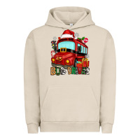 Pigment French Oak christmas bus driver Urban Hoodie - Zillion Design Studio