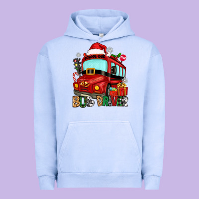 Christmas Bus Driver Urban Hoodie Designed By Zillion Design Studio